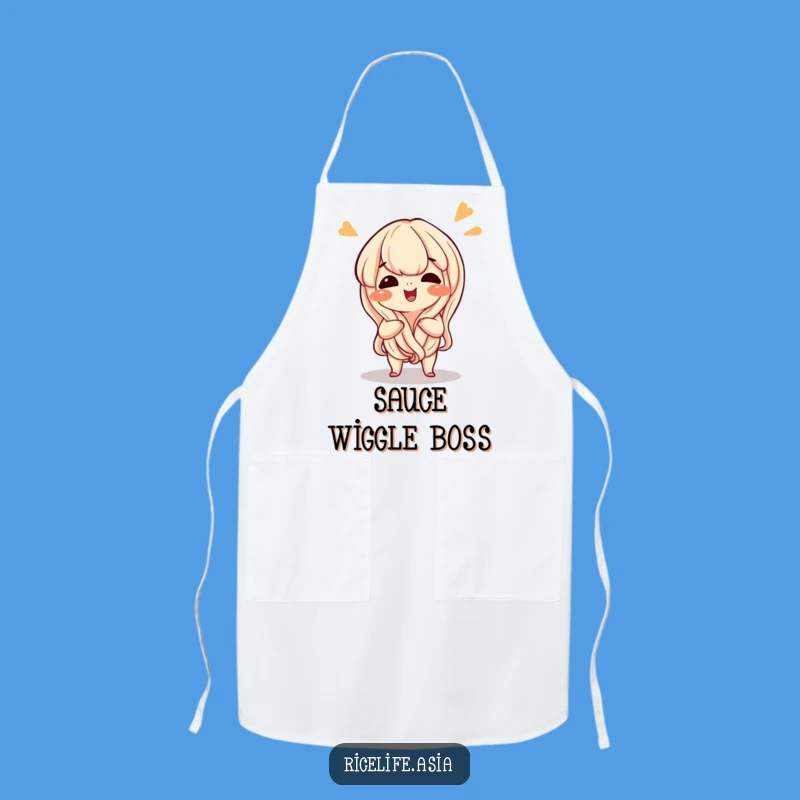 Funny Giggling Noodle Apron: Playful Wiggle Cooking Bib, Hilarious Kitchen Gift