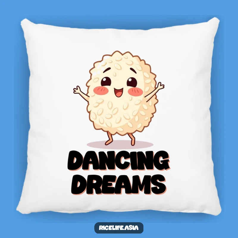 Funny Dancing Rice Grain Pillow - Comfy & Hilarious Accent for Your Home