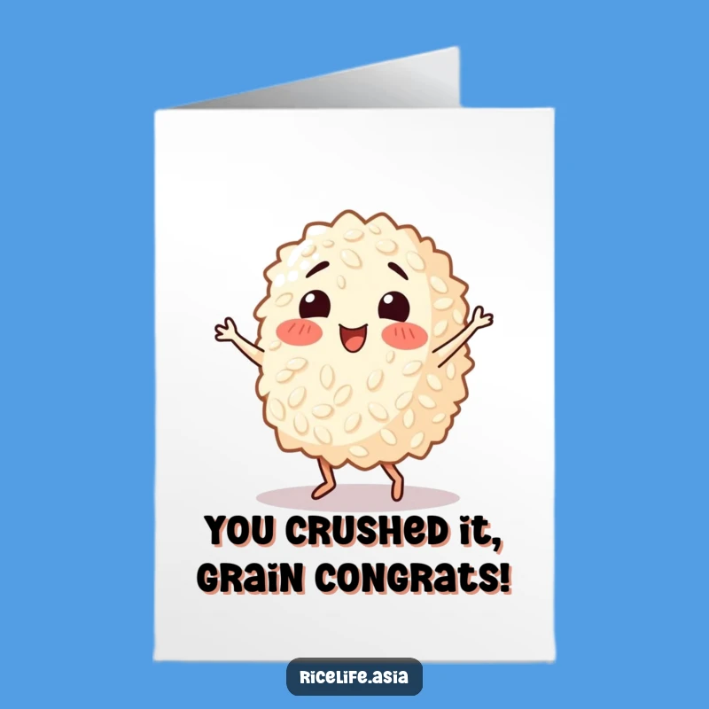 Free Printable Congrats Card: Salsa Rice - Joyful Downloadable Celebration