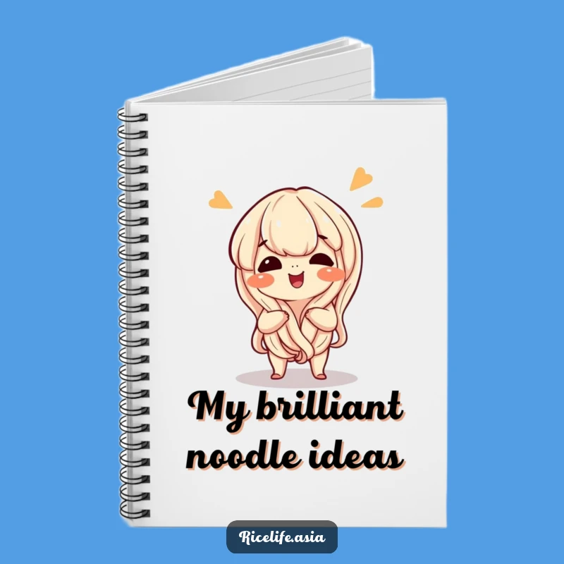 Funny Giggling Noodle Notebook: Playful Wiggle Journal, Perfect Gift for Note-Takers