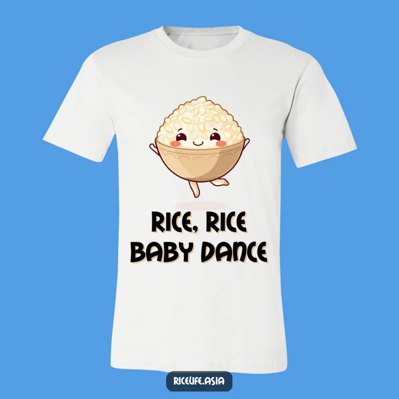 Funny Rice Bowl Pirouette T-Shirt: Delightful Cartoon Tee, Unique Gift Idea